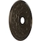Ekena Millwork Baltimore PVC Medallion (Canopies up to 7 3/4"), 22"OD x 3 1/2"ID x 1"P, Metallic Dark Bronze CMP22BACDB - alternate 2